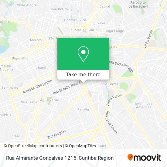 Rua Almirante Gonçalves 1215 map