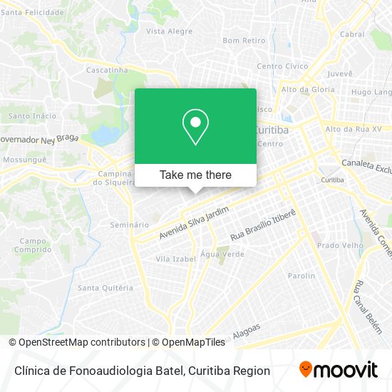 Clínica de Fonoaudiologia Batel map