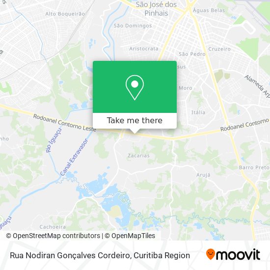 Rua Nodiran Gonçalves Cordeiro map