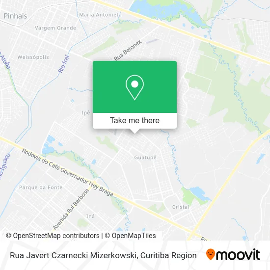 Rua Javert Czarnecki Mizerkowski map
