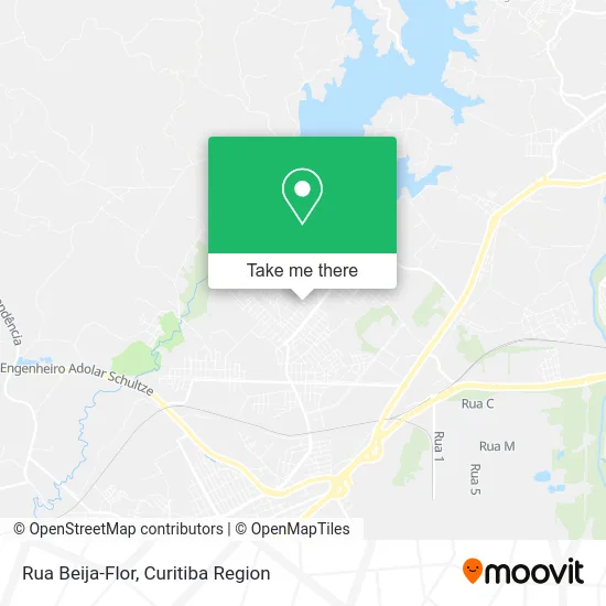 Rua Beija-Flor map