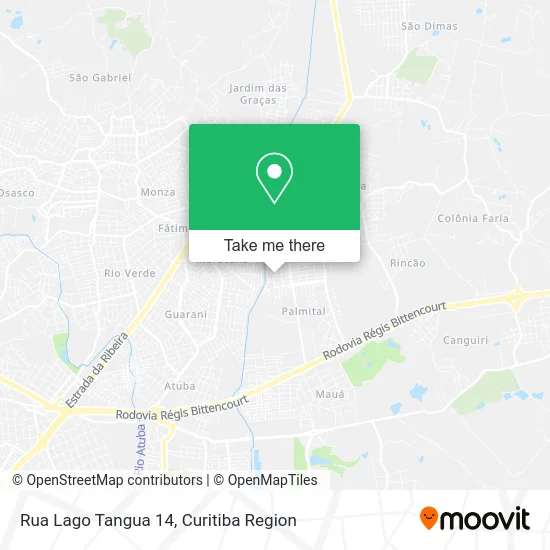 Rua Lago Tangua 14 map