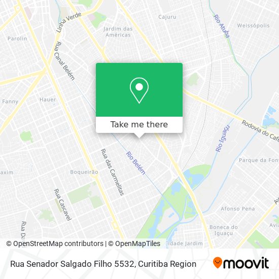 Rua Senador Salgado Filho 5532 map