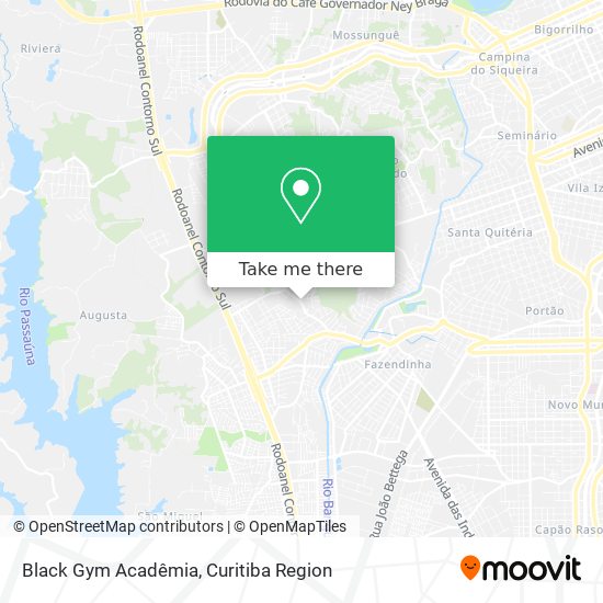 Black Gym Acadêmia map