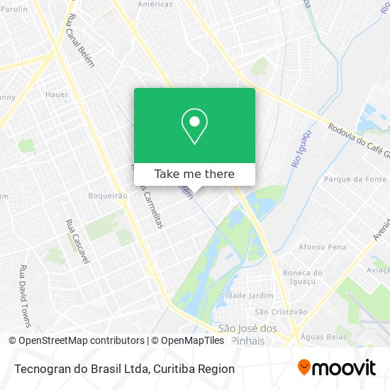 Tecnogran do Brasil Ltda map