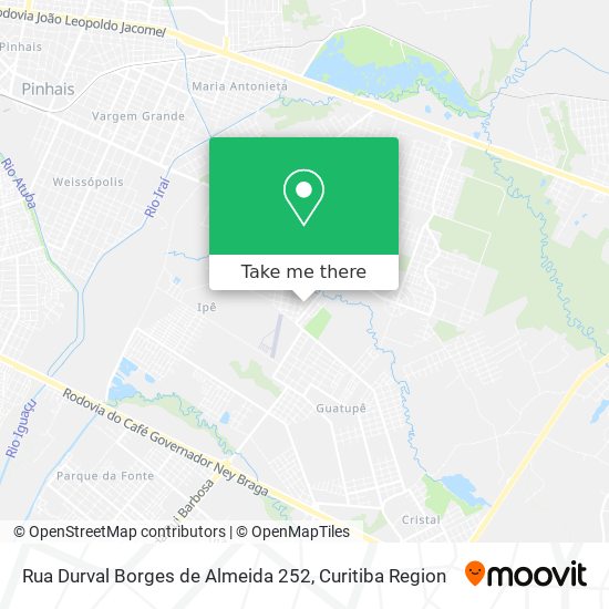 Rua Durval Borges de Almeida 252 map