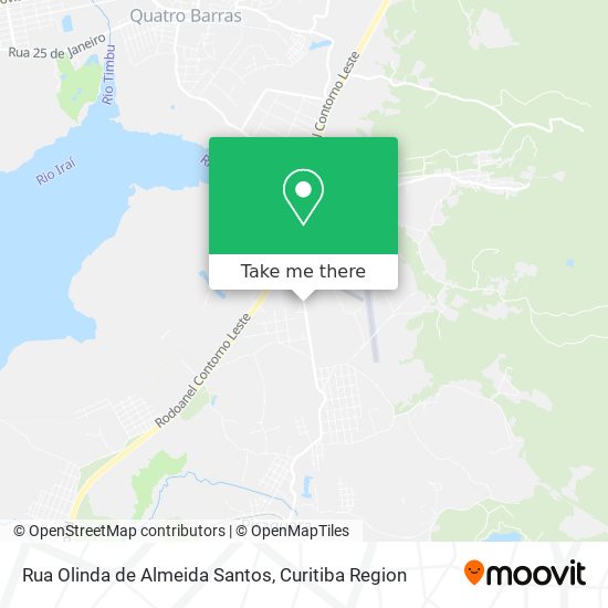 Rua Olinda de Almeida Santos map