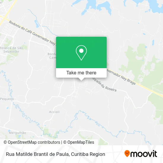 Rua Matilde Brantil de Paula map