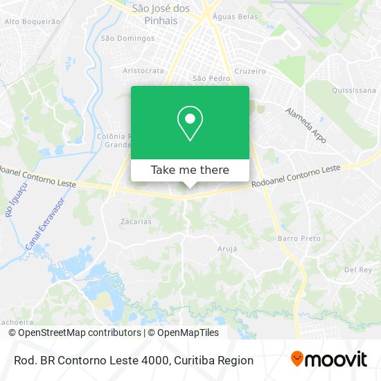 Rod. BR Contorno Leste 4000 map