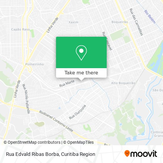 Rua Edvald Ribas Borba map
