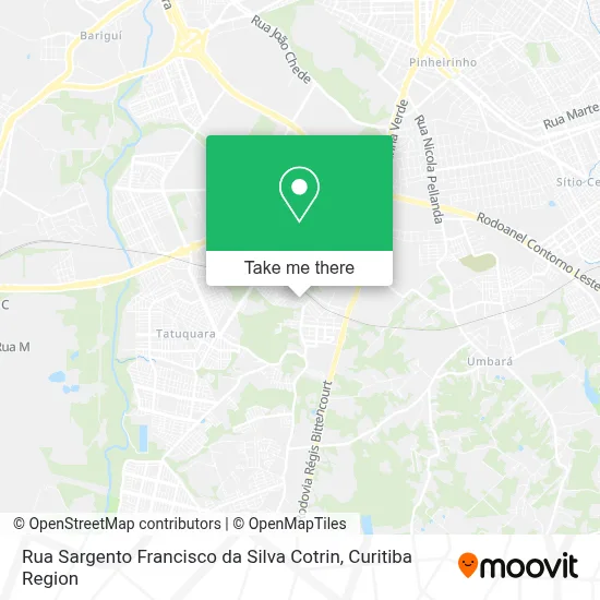 Rua Sargento Francisco da Silva Cotrin map