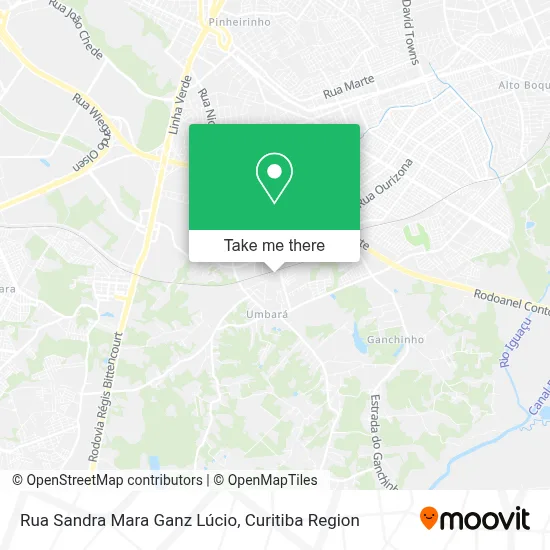 Rua Sandra Mara Ganz Lúcio map