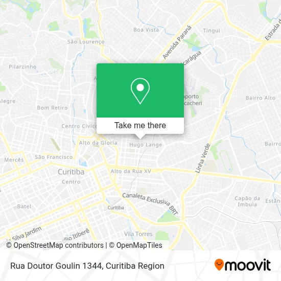 Rua Doutor Goulin 1344 map