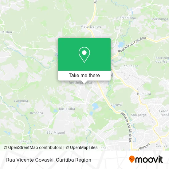 Rua Vicente Govaski map