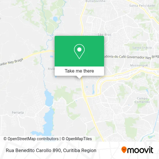 Rua Benedito Carollo 890 map