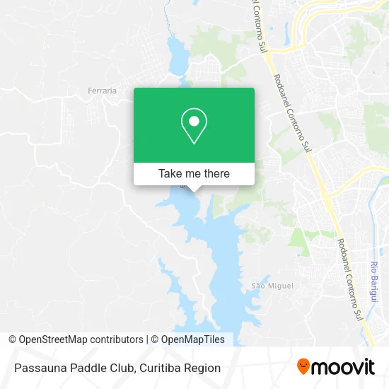 Passauna Paddle Club map