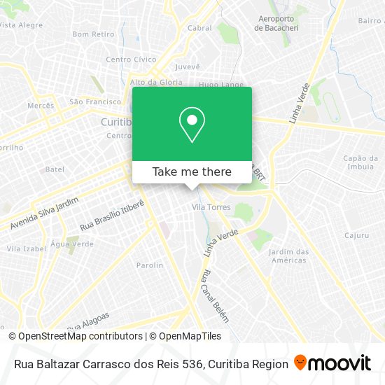 Rua Baltazar Carrasco dos Reis 536 map