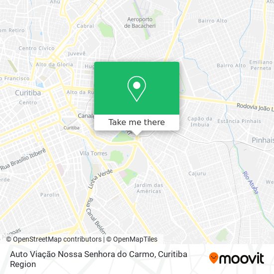 Auto Viação Nossa Senhora do Carmo map