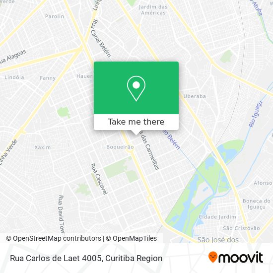 Rua Carlos de Laet 4005 map