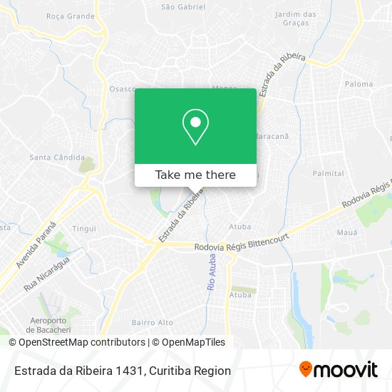 Estrada da Ribeira 1431 map