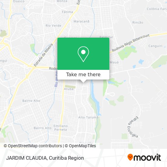 JARDIM CLAUDIA map