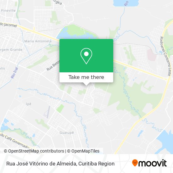 Rua José Vitórino de Almeida map