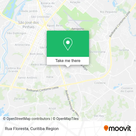 Rua Floresta map