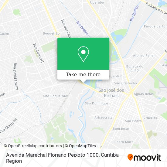 Avenida Marechal Floriano Peixoto 1000 map