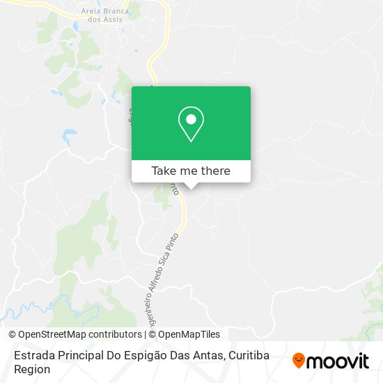 Estrada Principal Do Espigão Das Antas map
