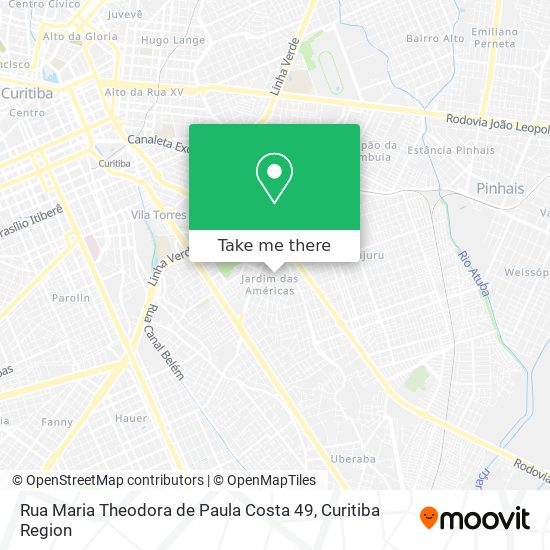 Rua Maria Theodora de Paula Costa 49 map