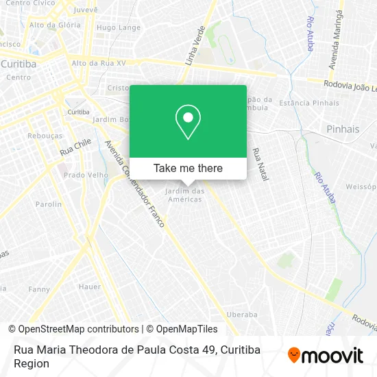 Rua Maria Theodora de Paula Costa 49 map