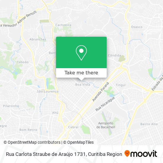 Rua Carlota Straube de Araújo 1731 map
