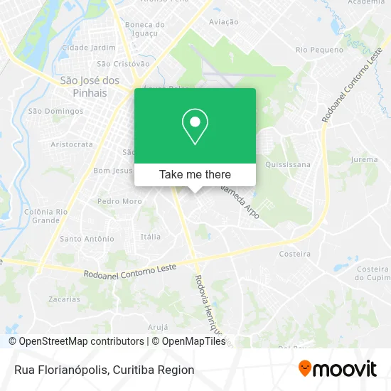 Rua Florianópolis map