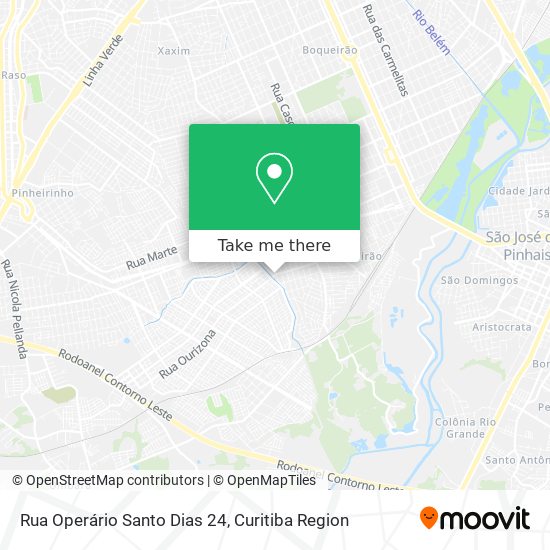 Rua Operário Santo Dias 24 map