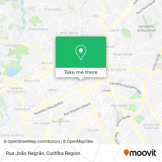 Rua João Negrão map