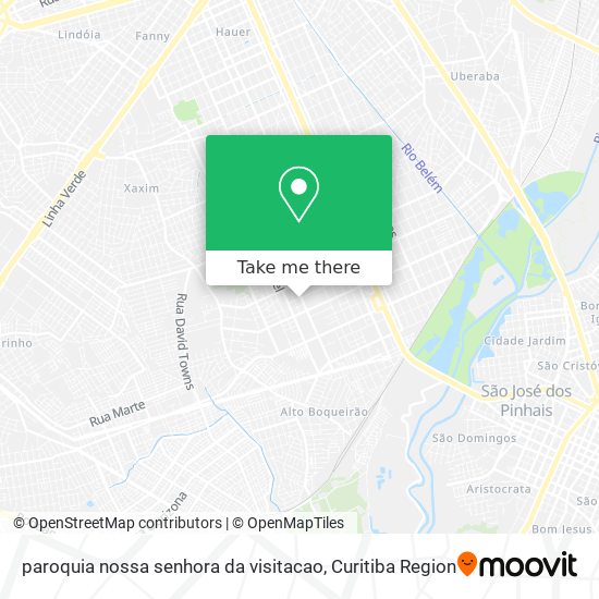 paroquia nossa senhora da visitacao map