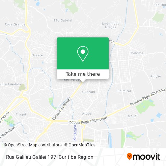Rua Galileu Galilei 197 map