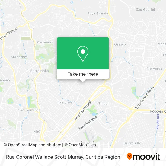 Rua Coronel Wallace Scott Murray map