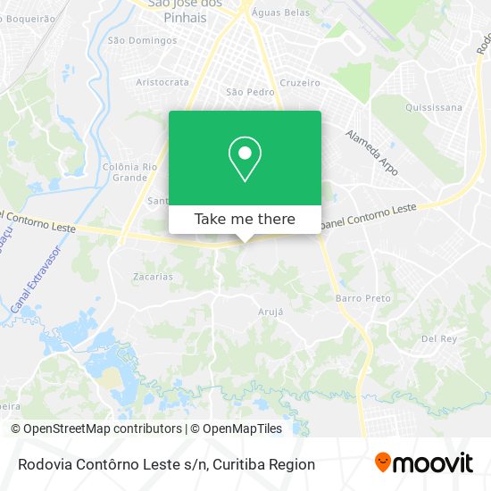 Rodovia Contôrno Leste s/n map