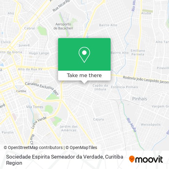 Sociedade Espirita Semeador da Verdade map