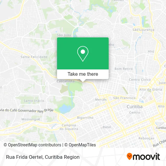 Rua Frida Oertel map