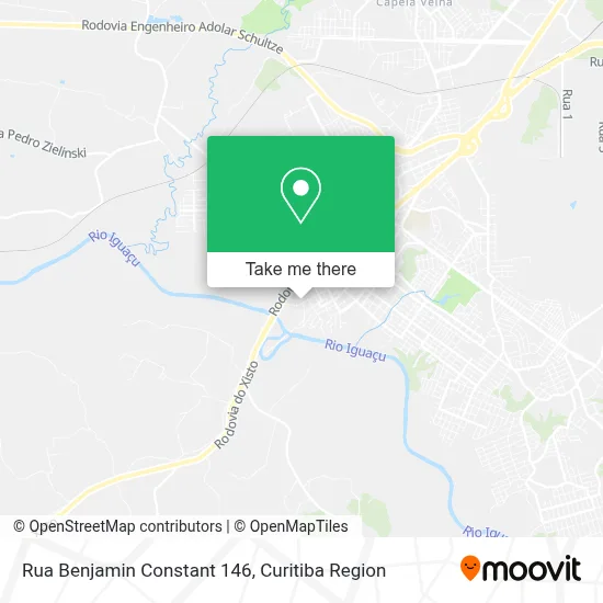 Rua Benjamin Constant 146 map