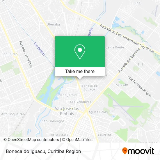 Boneca do Iguacu map