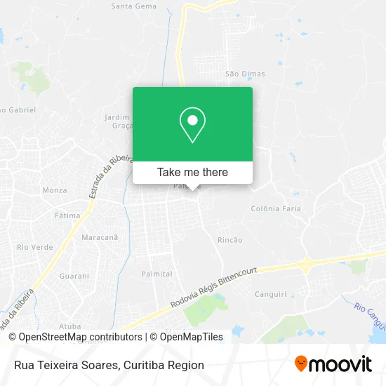 Rua Teixeira Soares map