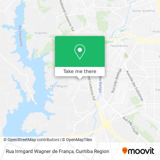 Rua Irmgard Wagner de França map