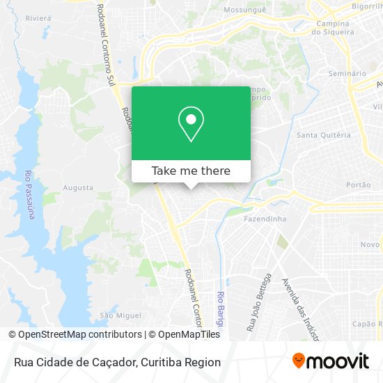 Rua Cidade de Caçador map