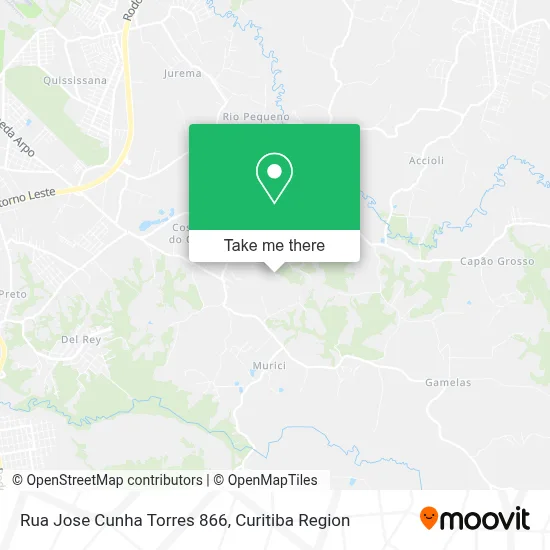 Rua Jose Cunha Torres 866 map