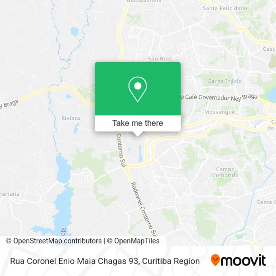 Rua Coronel Enio Maia Chagas 93 map