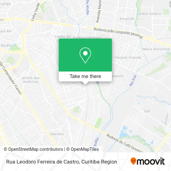 Rua Leodoro Ferreira de Castro map