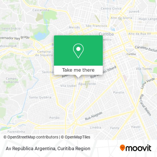 Av República Argentina map